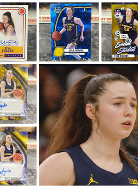 希拉斯沃茨syla swords加拿大NBA正版篮球球星卡大学联盟未来新秀