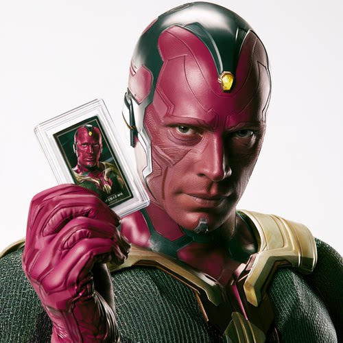 幻视vision正版漫威marvel复仇者联盟ud收藏卡topps奥创包邮卡片