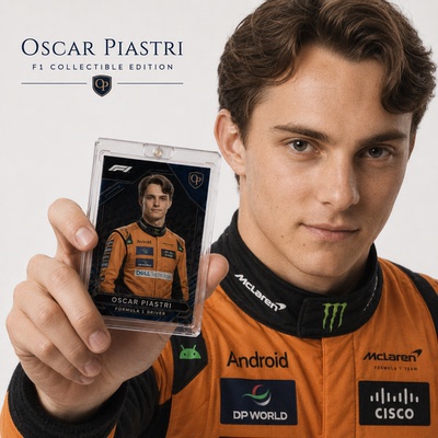 皮亚斯特里PIASTRI F1方程式赛车topps卡片收藏银折迈凯伦包邮