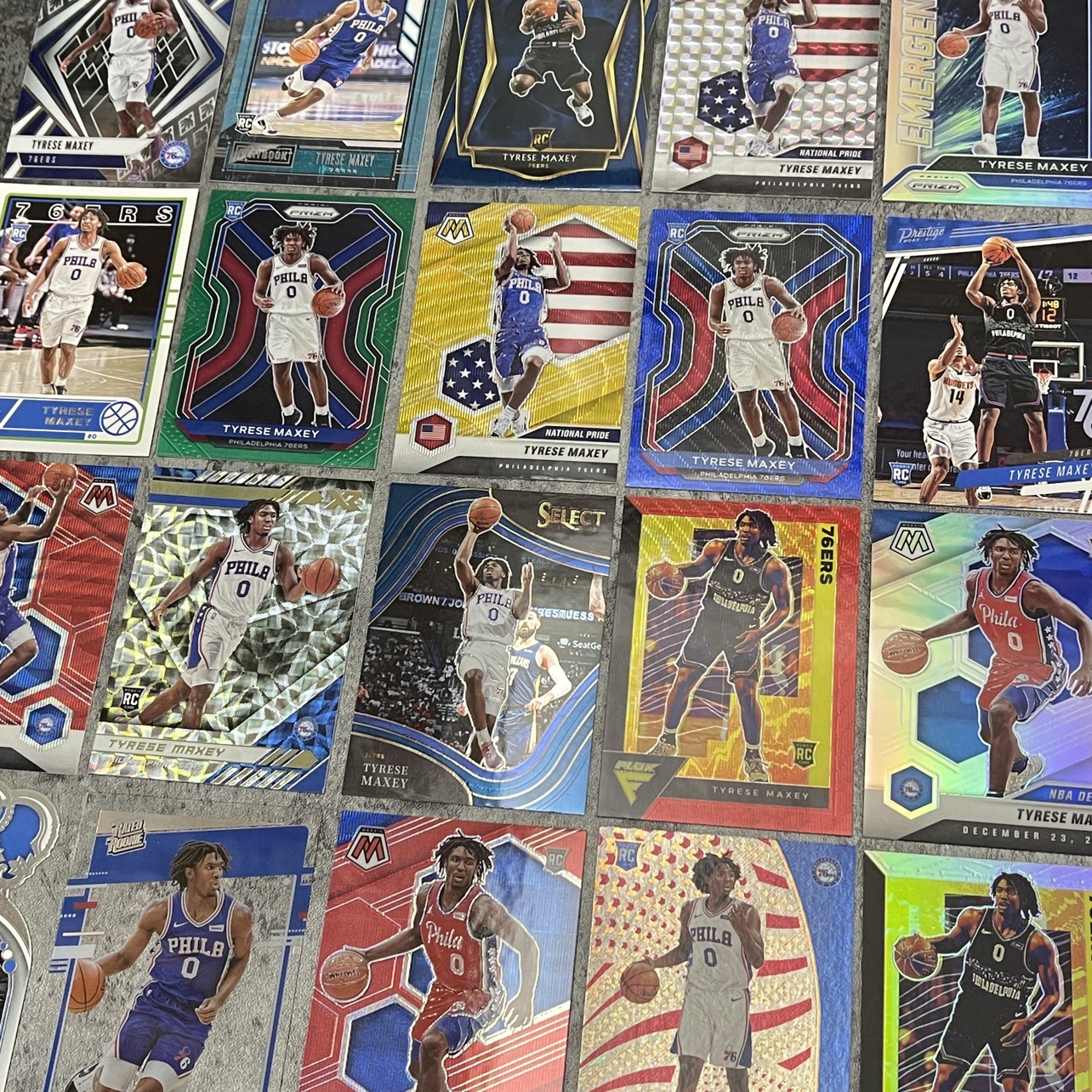 正版篮球NBA球星卡片帕尼尼马克西新秀RC西帝76人未来老大包邮