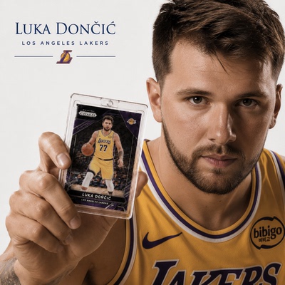 首年湖人皮肤东契奇帕尼尼末年77紫金战衣正版篮球NBA球星卡包邮