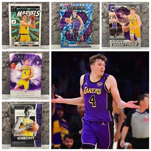 正版湖人克内克特新秀RC篮球球星卡折射漫画收藏卡NBA球员