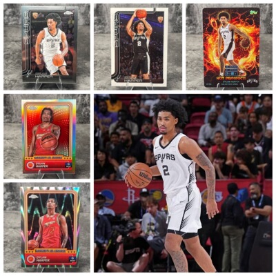 迪伦哈勃迪伦哈珀马刺新秀RC正版NBA篮球球星卡topps包邮送男友