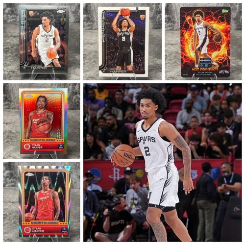 迪伦哈勃迪伦哈珀马刺新秀RC正版NBA篮球球星卡topps包邮送男友