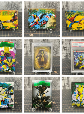 死侍与金刚狼美国正版FLEER狼叔折射限定psa收藏级卡片包邮