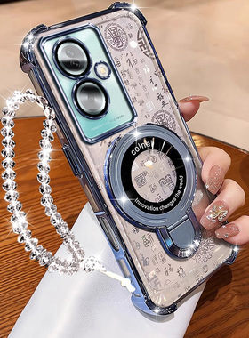 适用OPPOA2手机壳高级A1s闪卡百福PJB110小U磁吸opopA1i软壳opopA2镜头膜全包PJU110防摔创意A2潮款A2M保护套