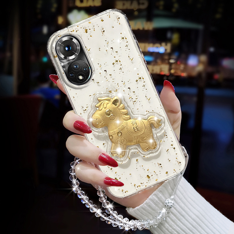 适用于荣耀50手机壳马上有钱