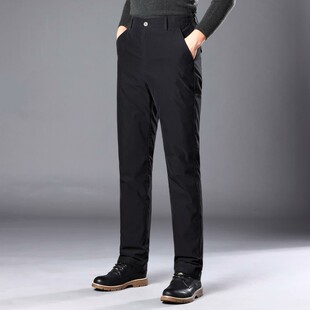 新款 显瘦不臃肿保暖穿三季 商务羽绒裤 修身 外穿时尚 雅鹿品牌男士