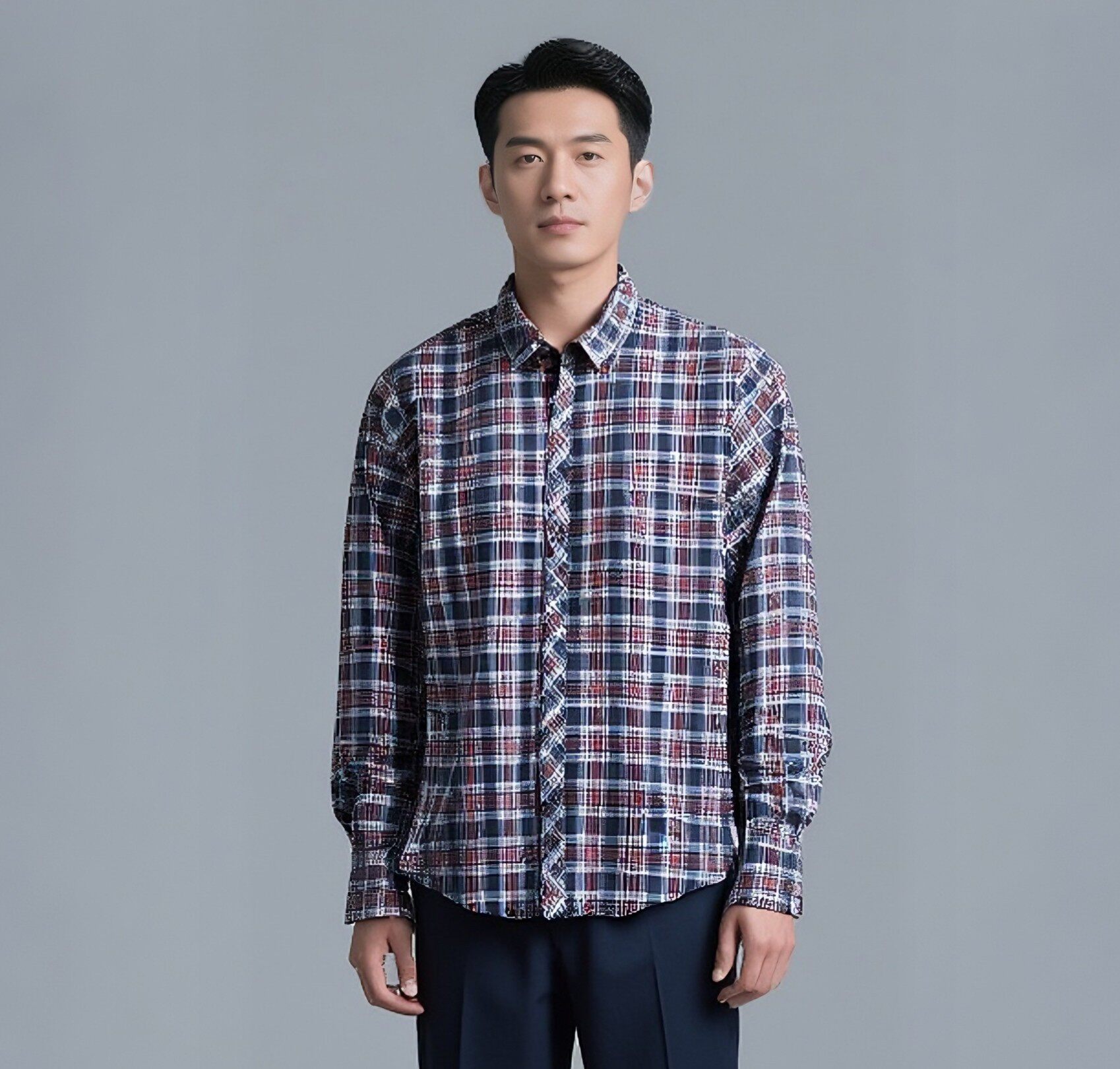 卡赛尼品牌新款男士彩色羽绒服衬衫内胆无缝休闲简约轻盈抗寒保暖
