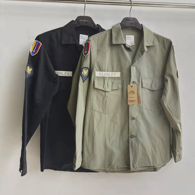 春秋季男士棉纱长袖方领衬衫