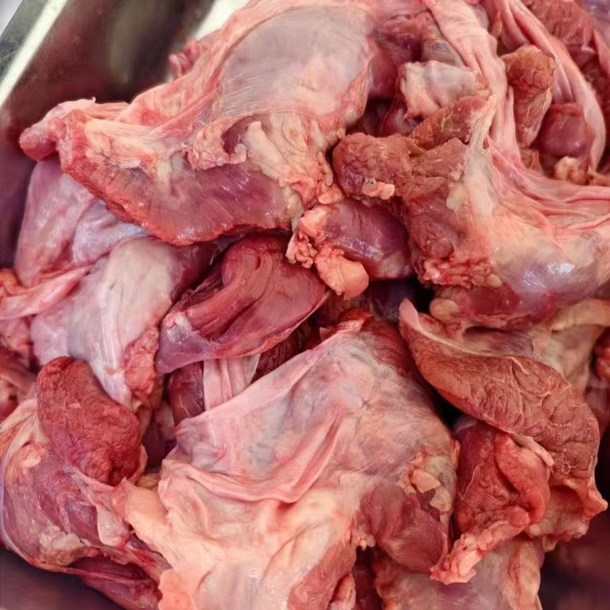 护心肉新鲜护心肉芯冷冻连肝肉头隔肉猪隔膜肉烧烤卤护心肉5斤装