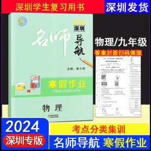 2024深圳版名师导航寒假作业物理9九年级考点分类集训含模拟试题