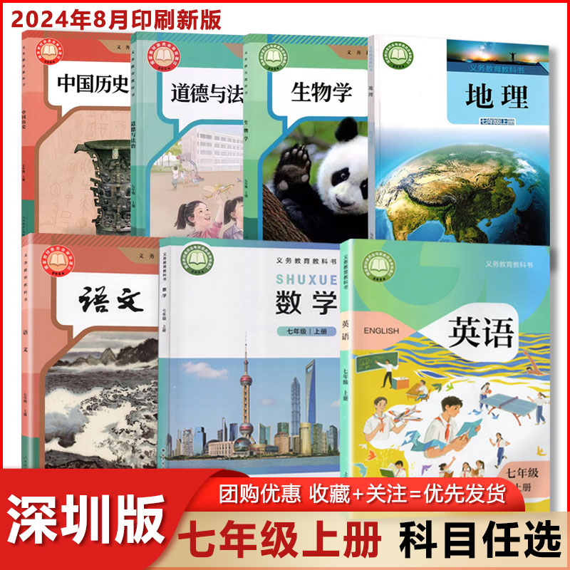 深圳专用2024年新版初中7