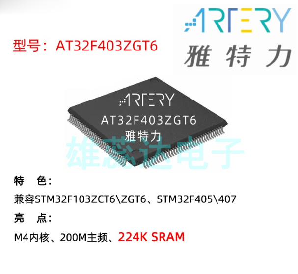 AT32F403ZGT6替换STM32F103ZCT6\STM32F103ZGT6封装LQFP144  原装
