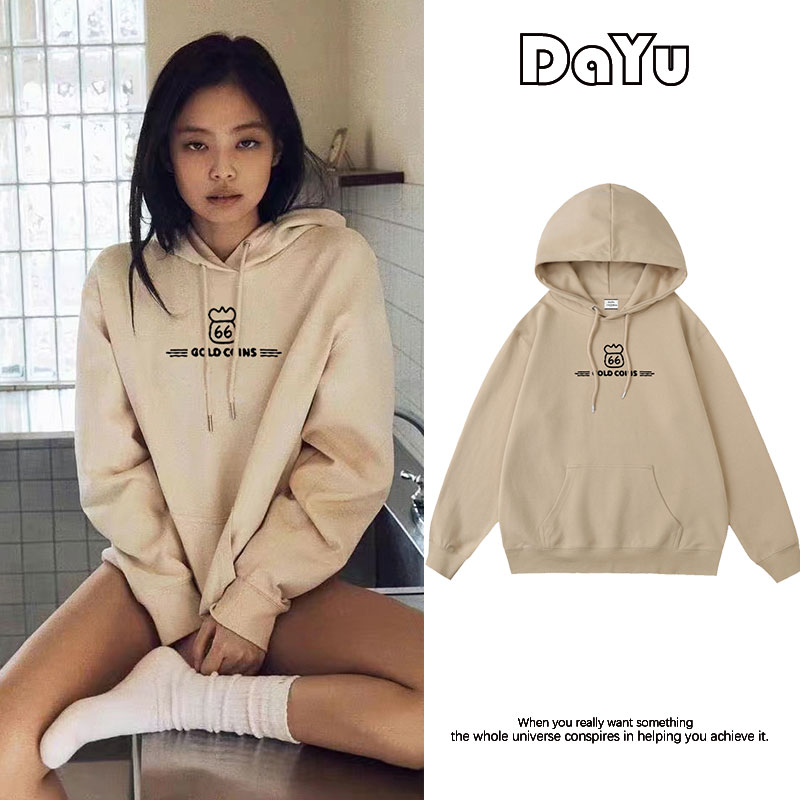 字母印花外套卫衣女上衣