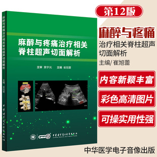 影像医学 麻醉科疼痛治疗 崔旭蕾 正版 中华医学电子音像出版 临床医学 主编 社9787830052140 麻醉与疼痛治疗相关脊柱超声切面解析