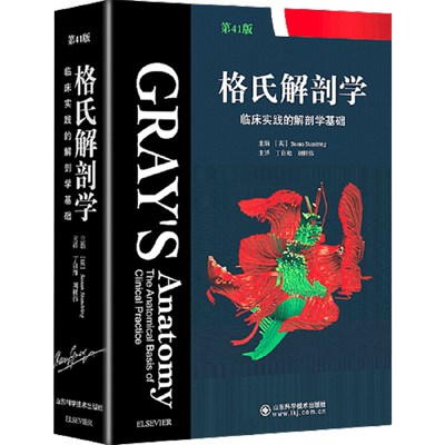 正版2本格氏解剖学临床实践的解剖学基础第41版X线CTMIR超声图组织学申镜图局部解剖神经系统解剖头颈部奈特人体解剖彩色图谱格式