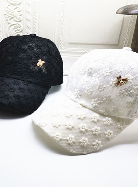 春季休闲风逛街黑白色棒球帽新品