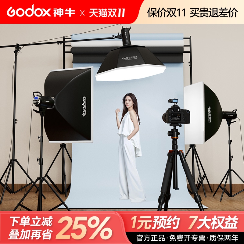 神牛SK400W二代人像摄影灯闪光灯