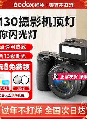 【顺丰包邮】Godox神牛iM30/iM20/22迷你复古闪光灯机顶灯适用于佳能R50 理光GR3 索尼zve10 富士XT5 尼康z30