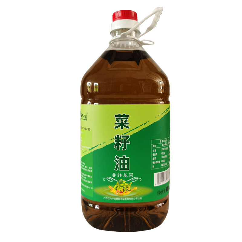 巴山谣牌菜籽油5l大桶装非转基因油菜籽纯植物油10斤装巴马食用油