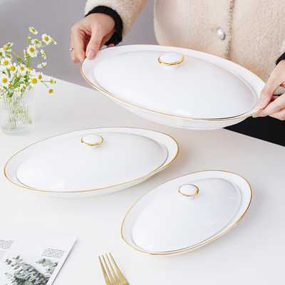 蒸鱼盘鲍鱼汁碟捞饭海参盘