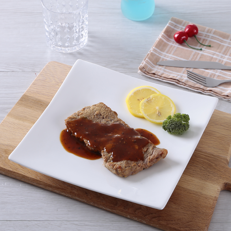 西餐盘子牛排盘子菜盘方盘平盘