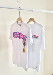专柜折扣现货 买手店潮牌Gcds长款T恤2款