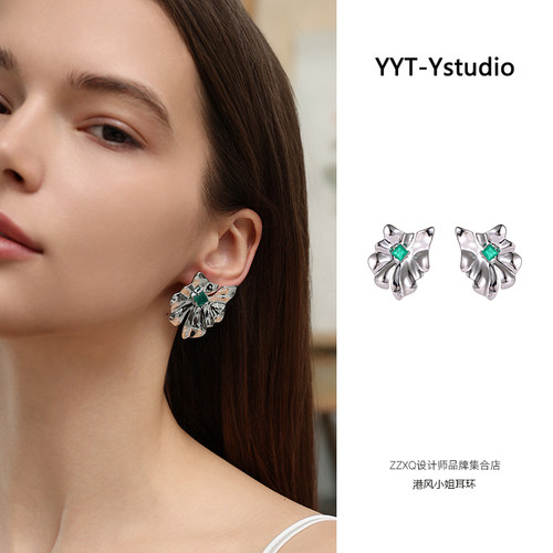 YYTYstudio小众原创港风小姐耳环
