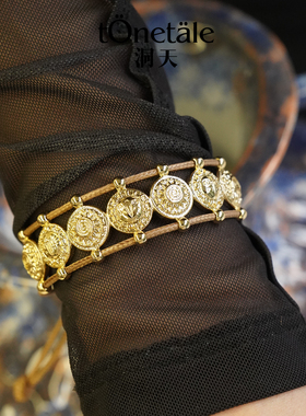 TONE&TALE乌托邦表情编织手镯精致百搭可调节复古气质小众设计女