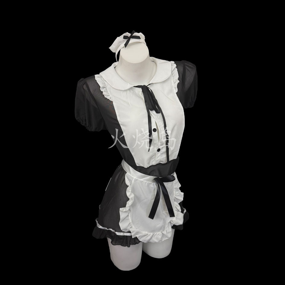 火烧岛  网纱透视裙 大码性感内衣可爱女仆套装,女士内衣/男士内衣/家居服,内衣配件,淘宝优惠券,粉丝福利购,淘宝优惠卷