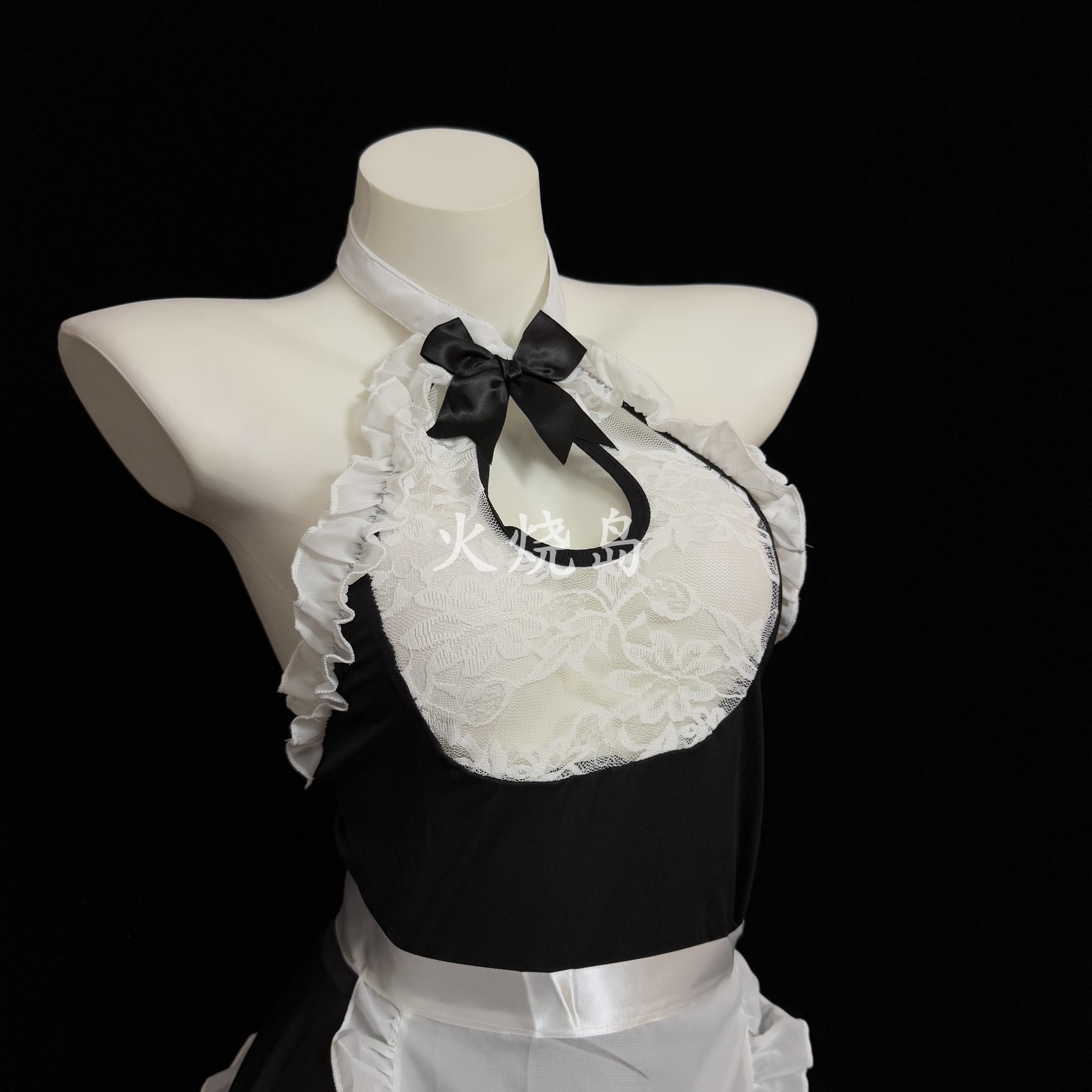 性感纯欲风猫咪挂脖女仆围裙