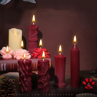 火烧岛 情侣约会情调低温蜡烛 香薰滴蜡 不伤肤