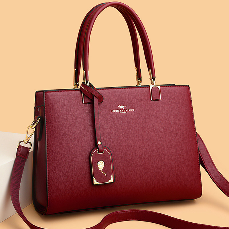 品牌真皮女包女包包女士2024新款大气中年结婚妈妈包斜挎大容量