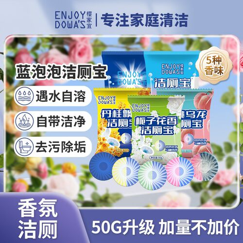 强力除垢洁厕宝洁厕块独立装自动清洁剂蓝泡泡厕所马桶除臭留香