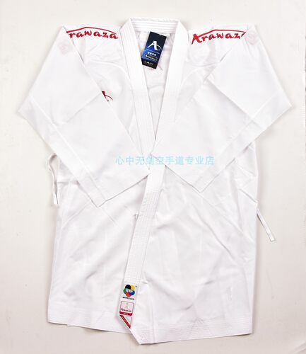 新款A牌空手道道服日式轻量化设计无品牌训练WKF认证比赛专用服