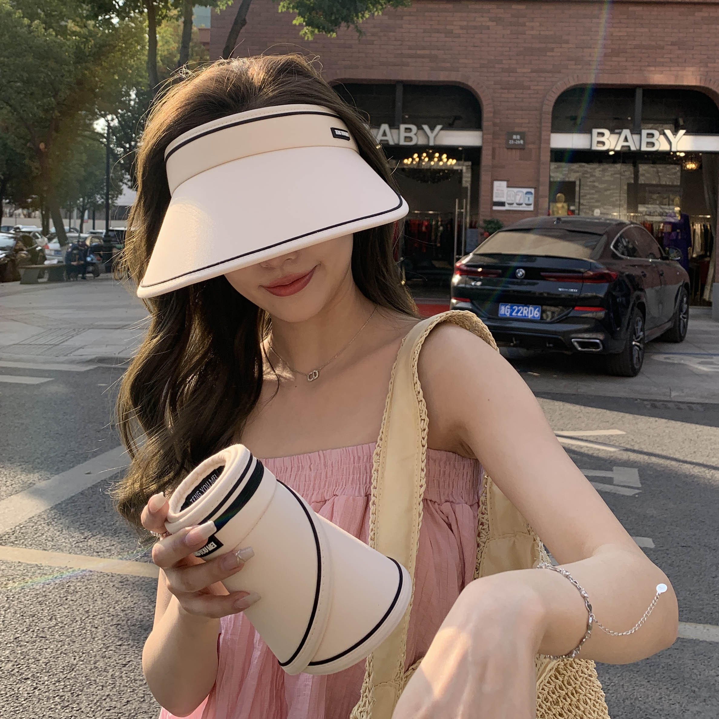 防晒帽女夏季大檐UPF50+太阳帽