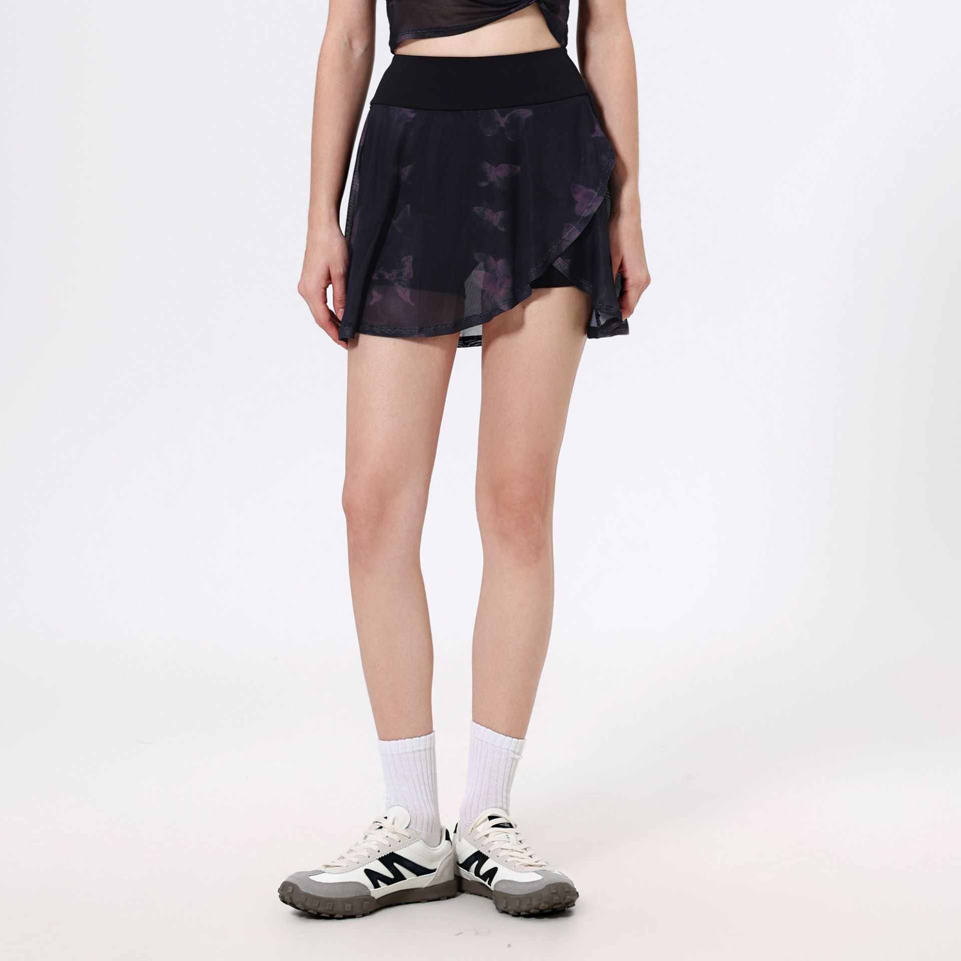 一體式運動短裙防走光