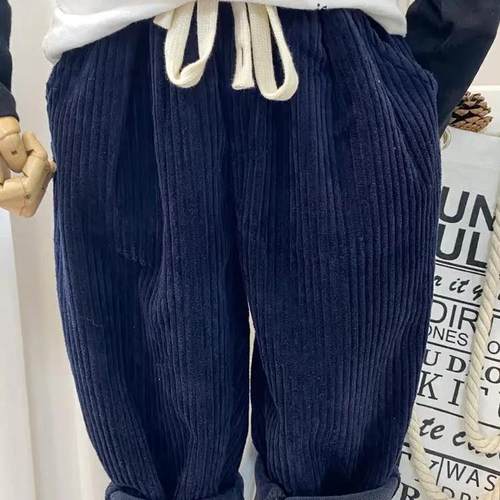 长裤灯芯绒男童灯芯绒条绒长裤