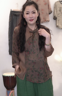 原创经典 春季 复古洋气上衣9937 丹丹粉丝专享