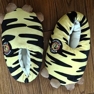 外贸冬季加厚保暖室内超保暖软底无声男女棉虎头标志的具乐部拖鞋