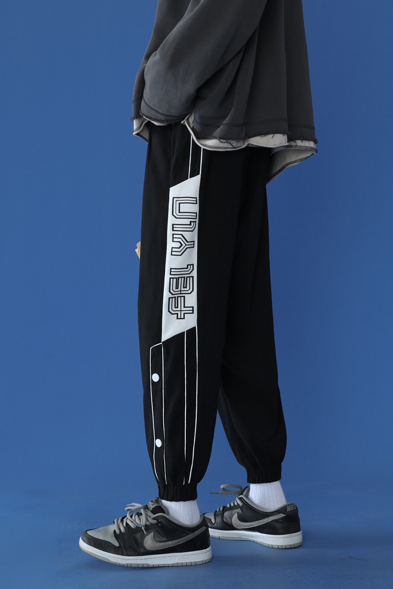 2021春季哈伦束脚运动裤男宽松ins潮牌潮流百搭休闲裤c,男装休闲裤,电商C305A