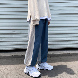 2026春季宽松阔腿抽绳束脚休闲卫裤潮流百搭休闲九分裤男K82-P50，男装休闲裤，电商C305A