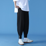 夏季新款冰丝裤子男韩版潮流休闲裤宽松小脚九分裤男K9838-P40，男装休闲裤，电商C305A