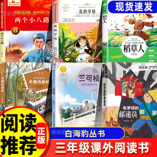 三年级白海豹丛书两个小八路竺可桢的故事布罗镇的邮递员木偶的森林三年级课外阅读书籍3年级必读课外书