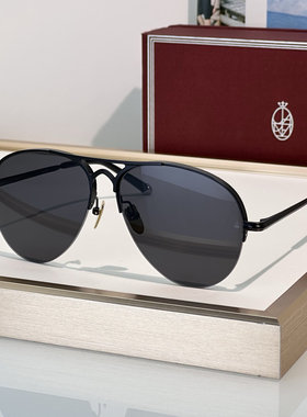 TOP QUALITY JMM AMELIA无边框金属半框钛金属飞行员眼镜墨镜男女