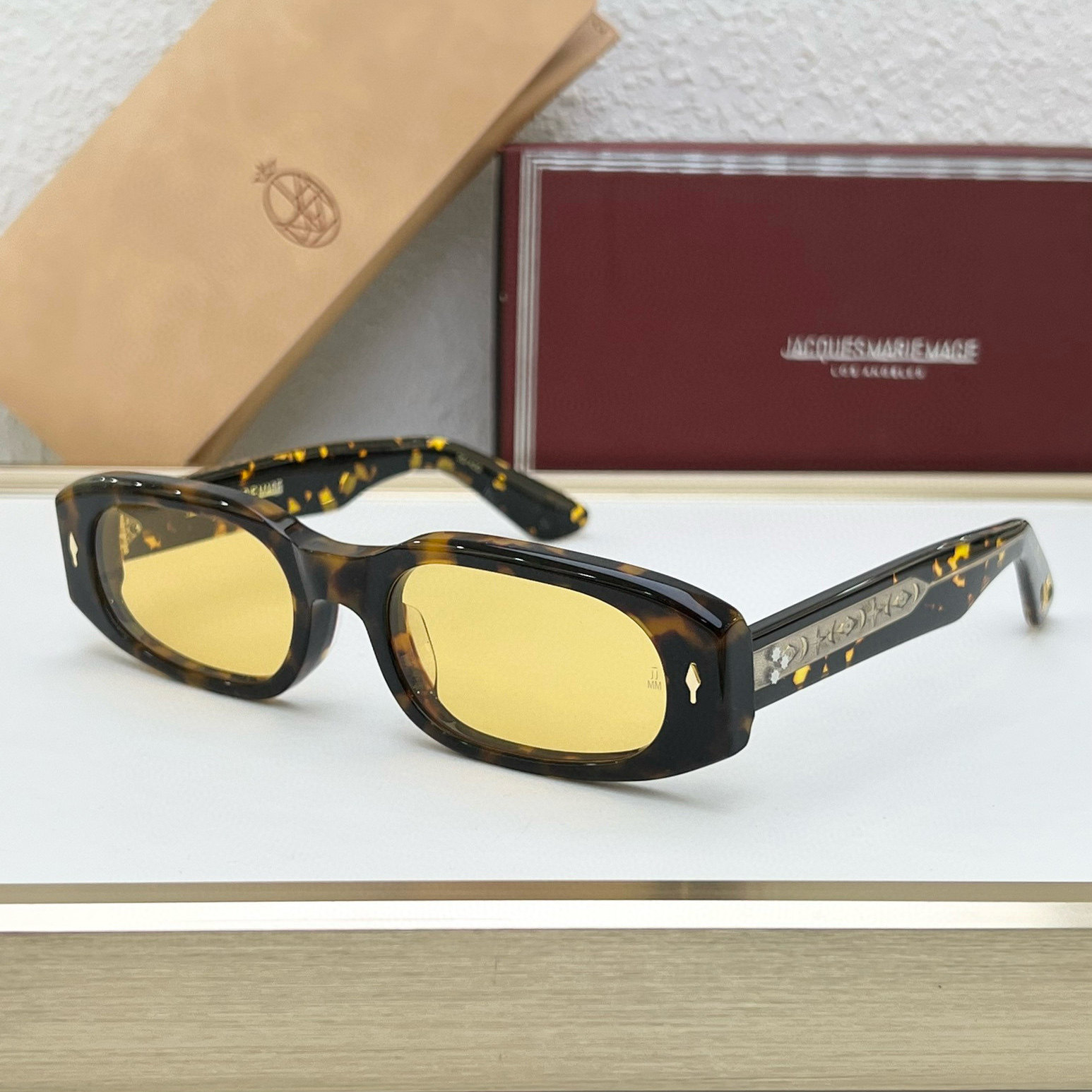 Jacques JMM HULYA绿松石北极星装饰方框太阳镜墨镜男女同款UV400