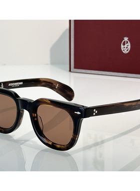 JMM VENDOME日本手工板材复古艺术半圆框太阳镜男光学眼镜墨镜