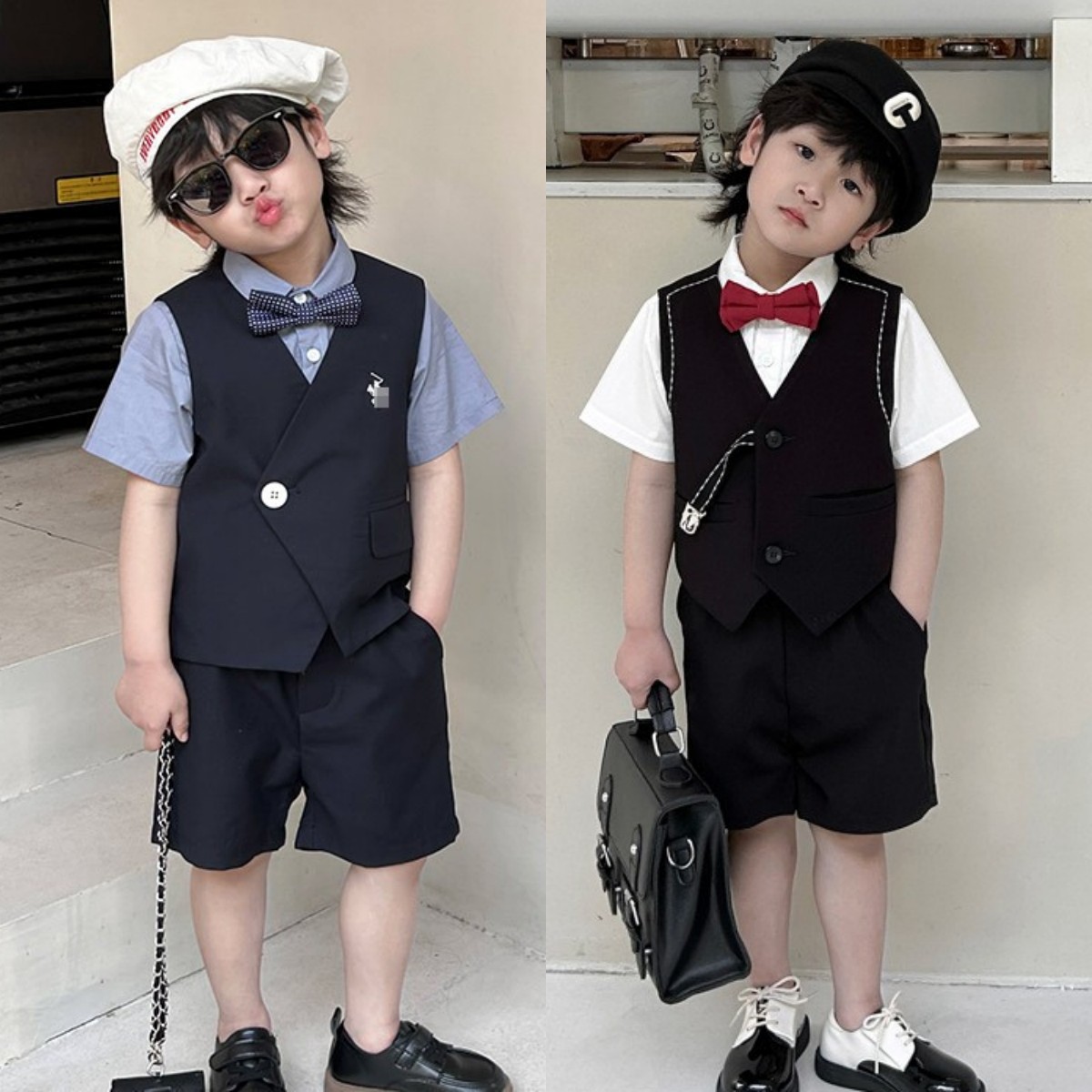 男童小西装套装秋季2023新款