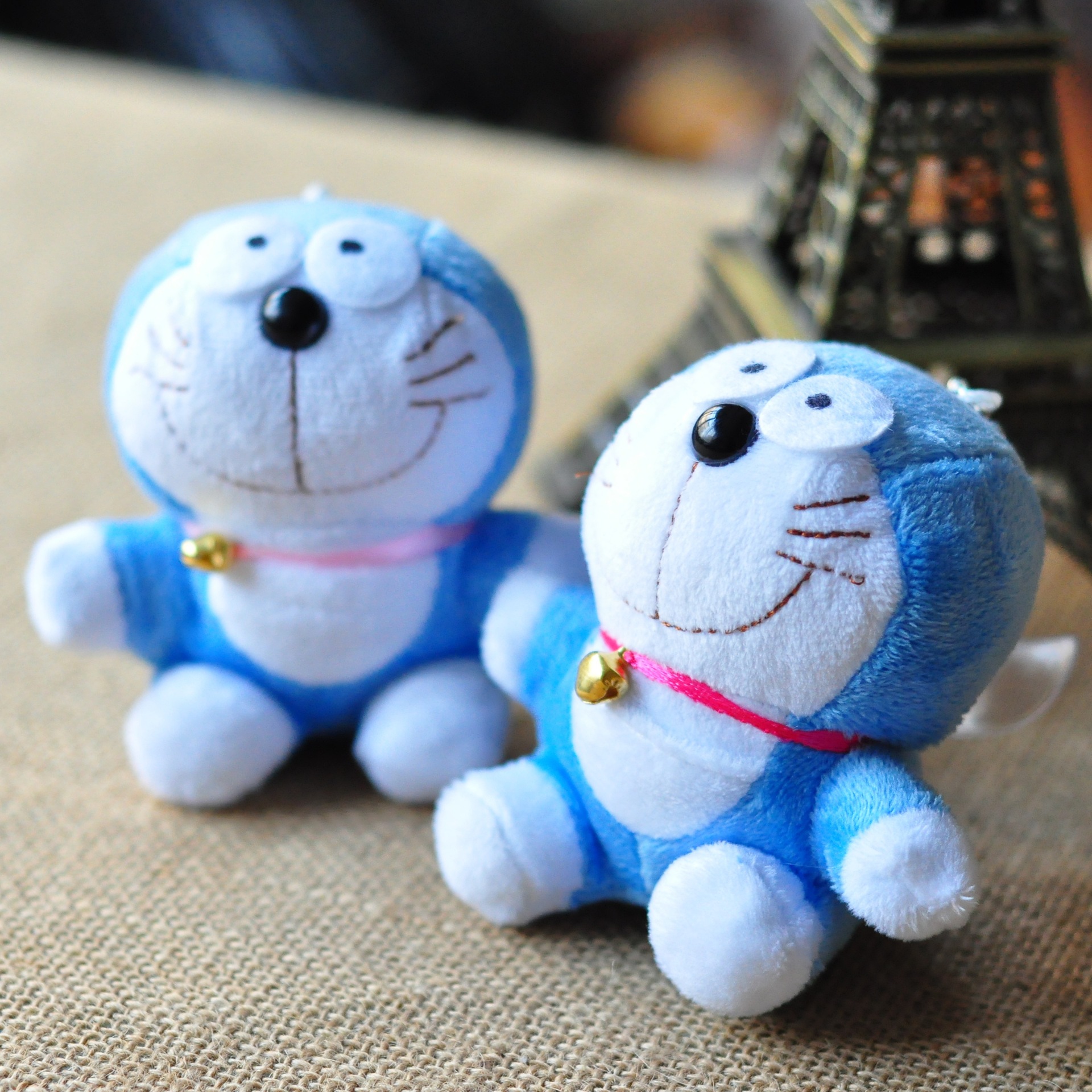 小叮当公仔哆啦A梦机器猫迷你玩偶婚庆抛洒布娃娃儿童包包小挂件